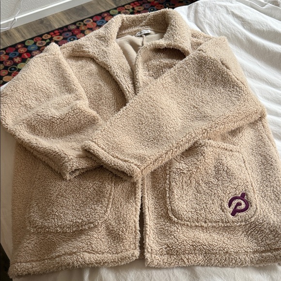 Peloton Jackets & Blazers - Peloton Cream Sherpa Jacket - excellent condition